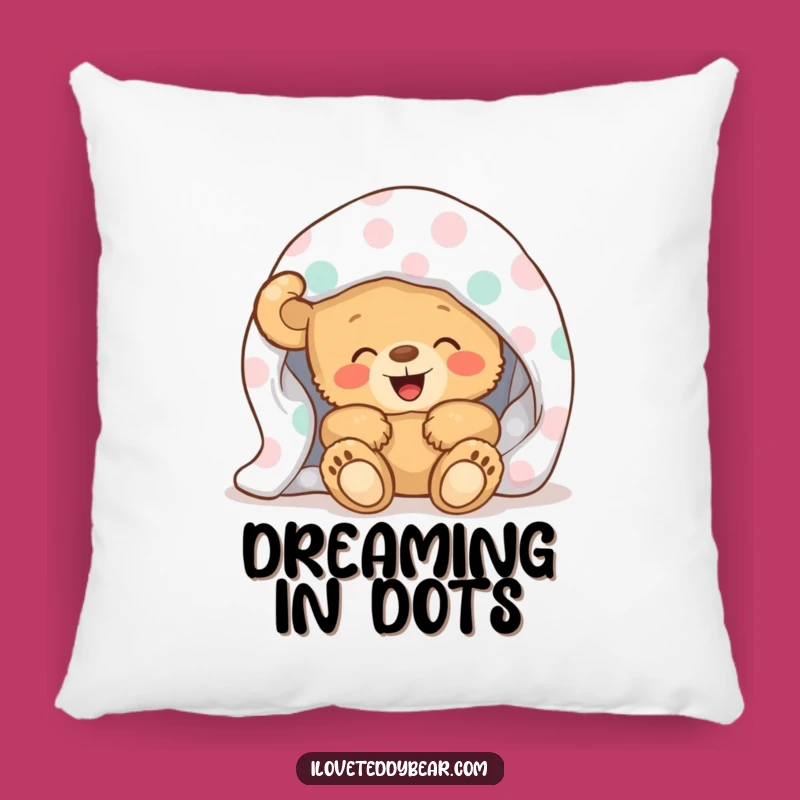 Funny Teddy Bear Blanket Giggle Pillow - Cozy & Adorable Decor