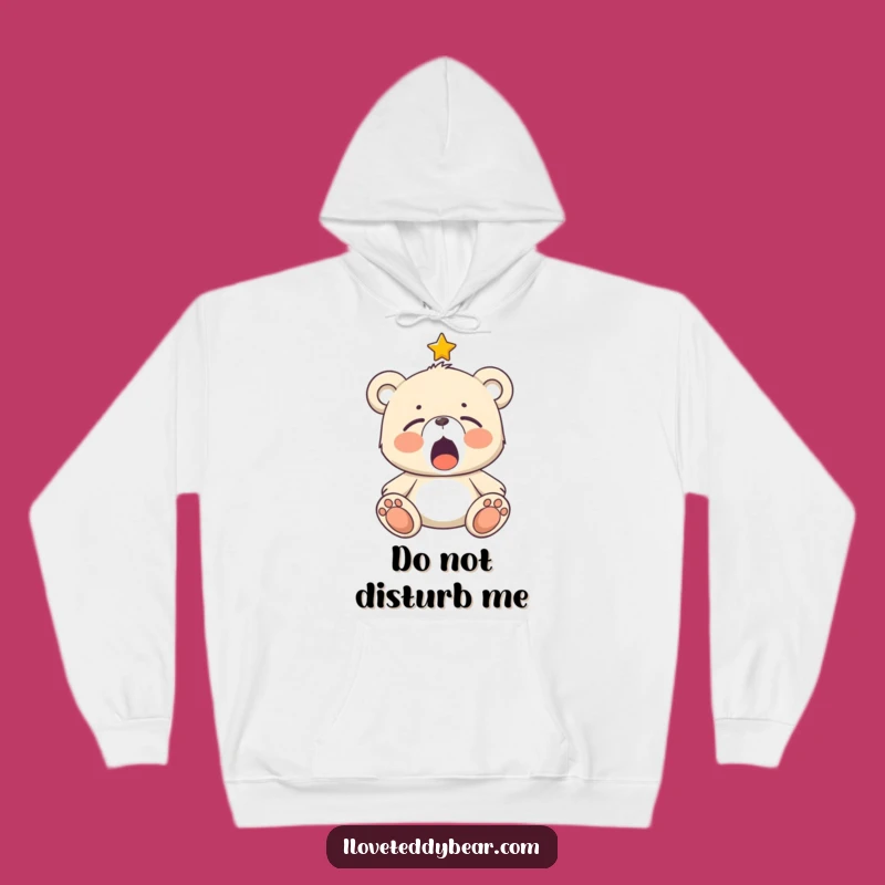 Funny Sleepy Teddy Bear Star Hoodie: Ultimate Cozy Gift