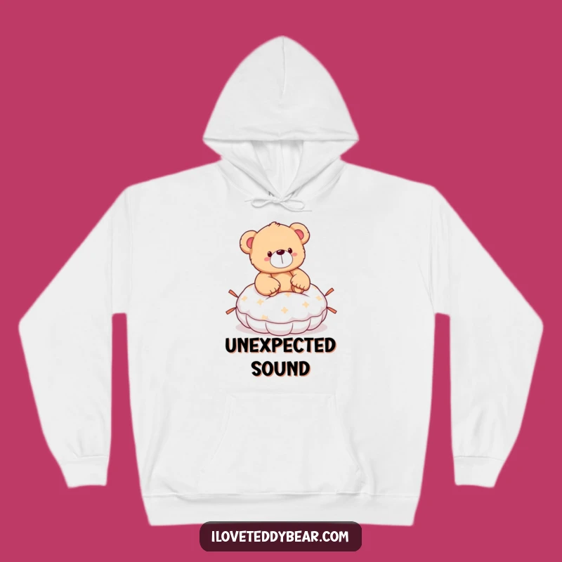 Funny Teddy Bear Whoopee Cushion Hoodie - Cozy & Hilarious Surprise Gift