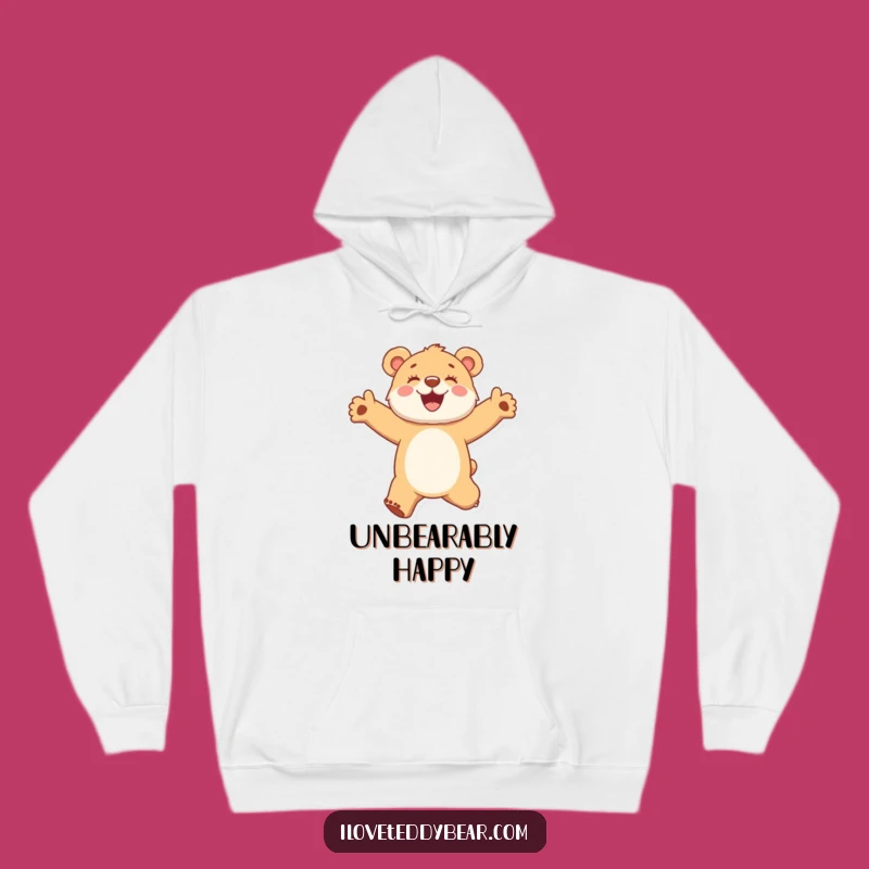Funny Cozy Bear Cub Hoodie - Warm & Joyful, Perfect Funny Gift for Chilly Days