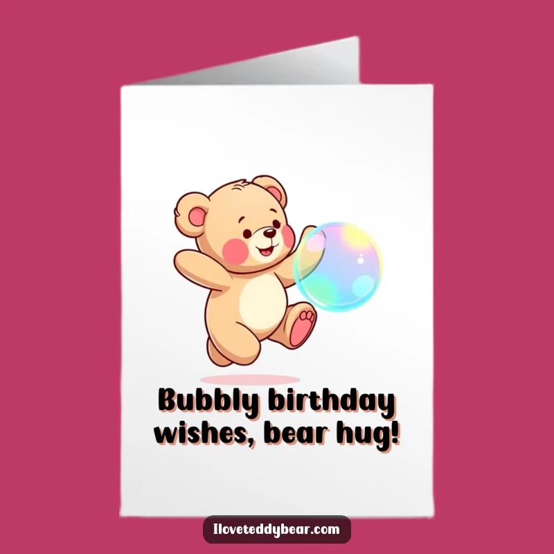 Get this free printable birthday card, perfect for printing at home! Surprise them with a hilarious teddy bear design that’s sure to bring smiles.