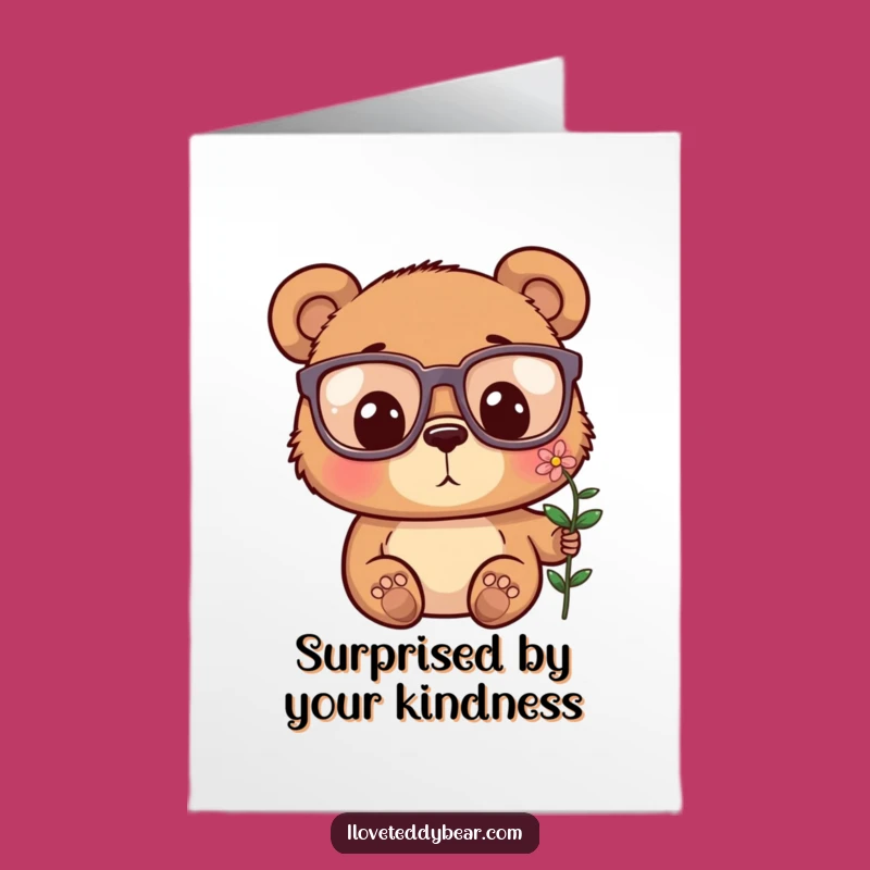 Free Printable Bear Thank You Card: Aww-Inspiring Surprise Download