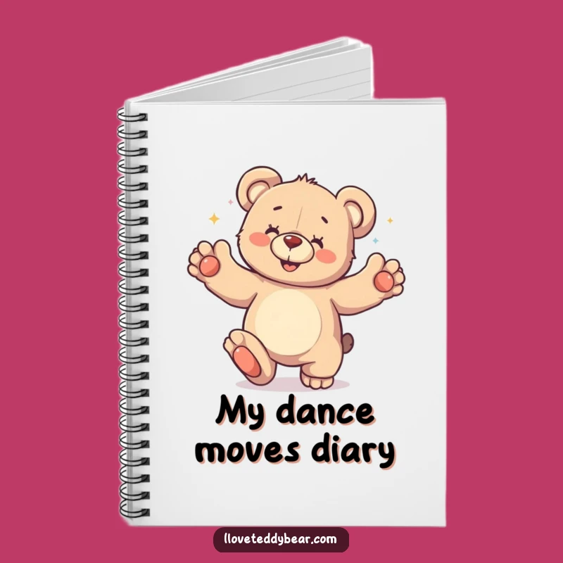 Funny Teddy Bear Dance Party Notebook: Jot Down Moves - Great Creative Gift