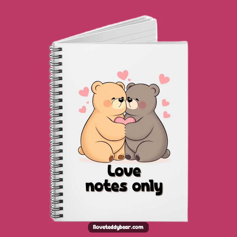 Funny Hugging Bears Notebook - Journal Your Sweetest Thoughts Gift
