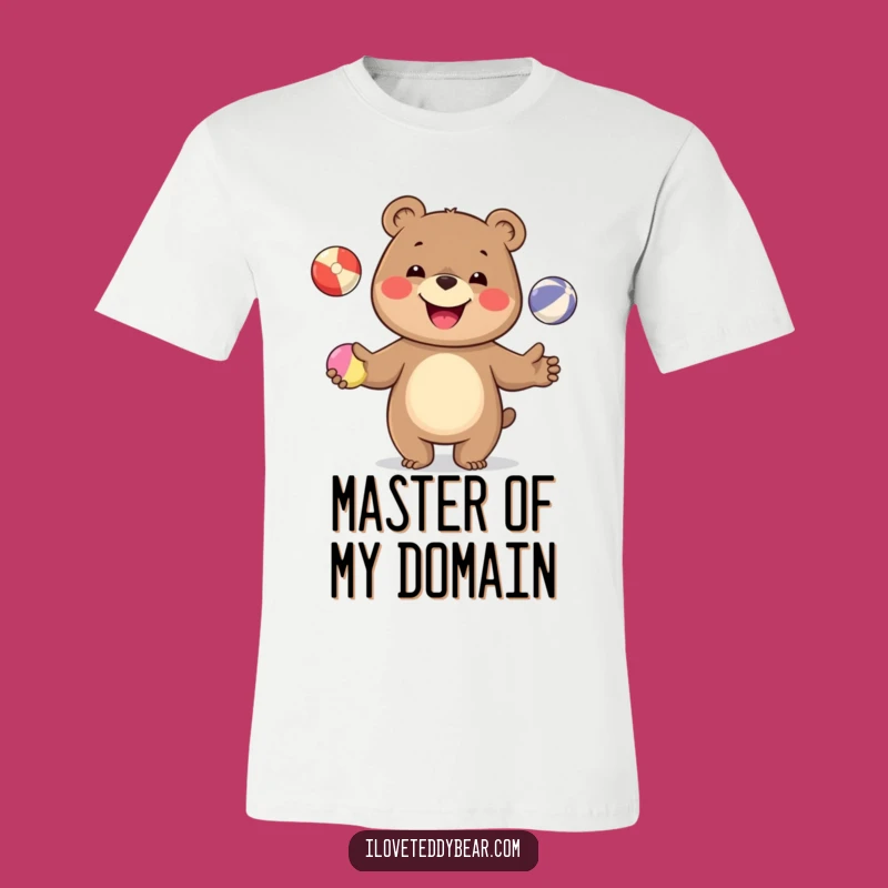 Funny Bear Juggling T-Shirt: Wearable Humor for Playful Personalities and Gift Giving