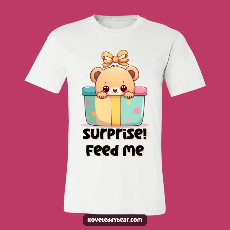 Funny Peek-a-Boo Bear Present T-Shirt - Wear Your Excitement Gift