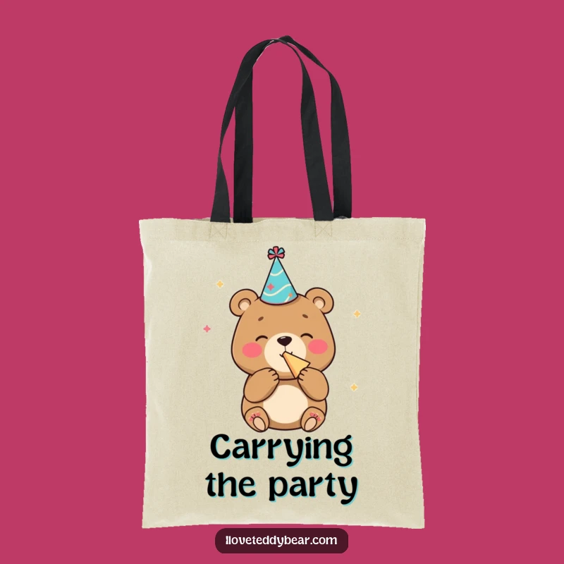 Funny Bear Party Tote Bag, Carry the Celebration Anywhere - A Gift!